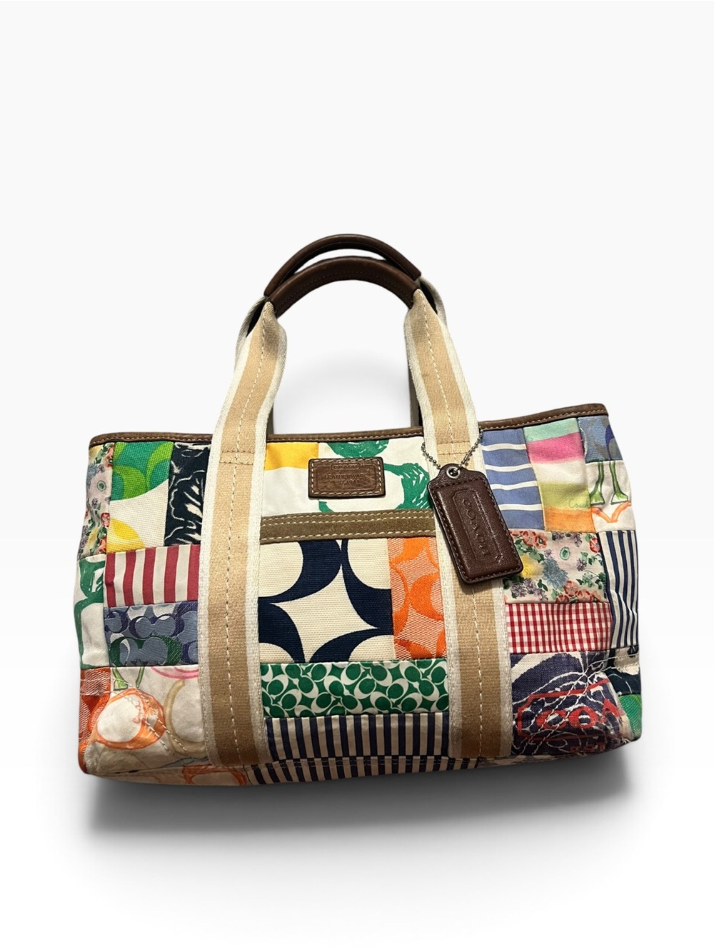 Vintage Coach Patchwork Hamptons Tote 2006 10454